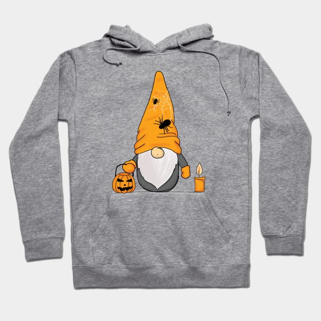 Halloween cute gnome Hoodie by Peach Lily Rainbow